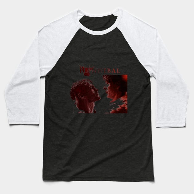 Hannibal last scene Baseball T-Shirt by juchka